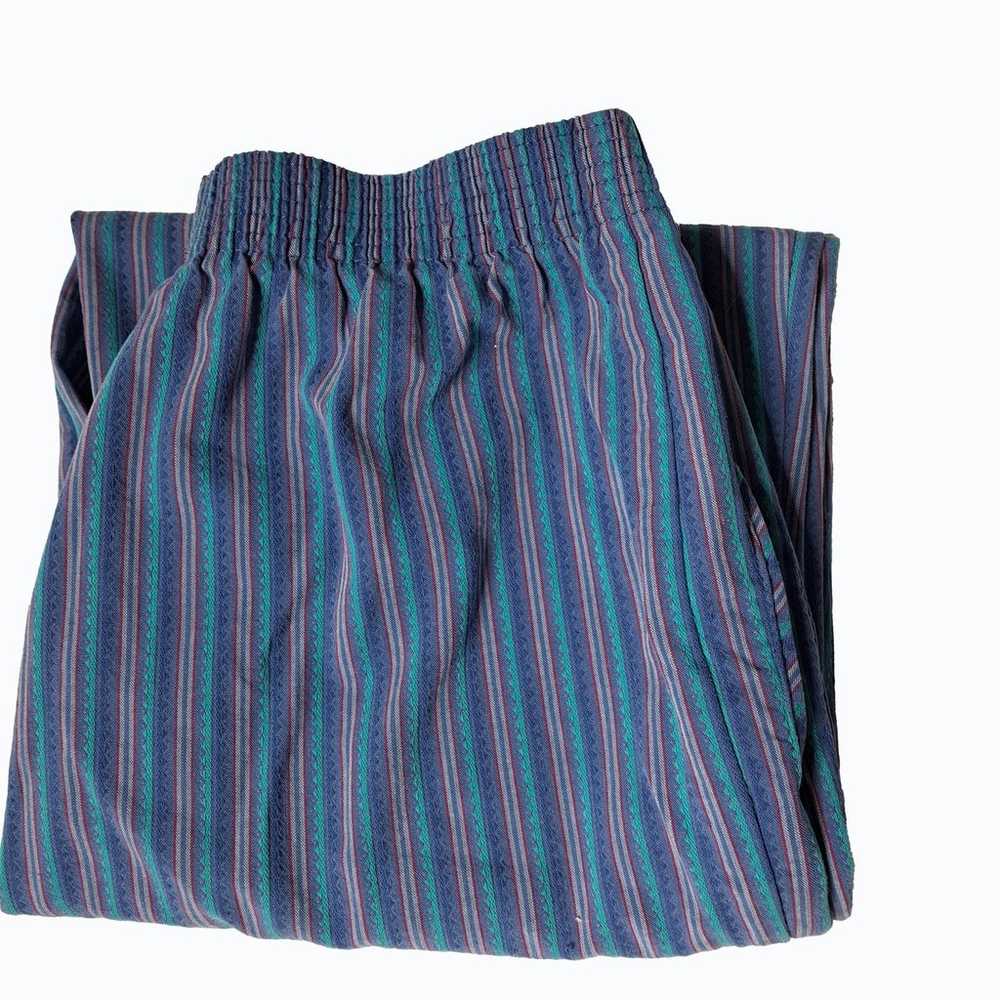 Koret City Blue Jeans Sz 12P Pull On Striped Retr… - image 4