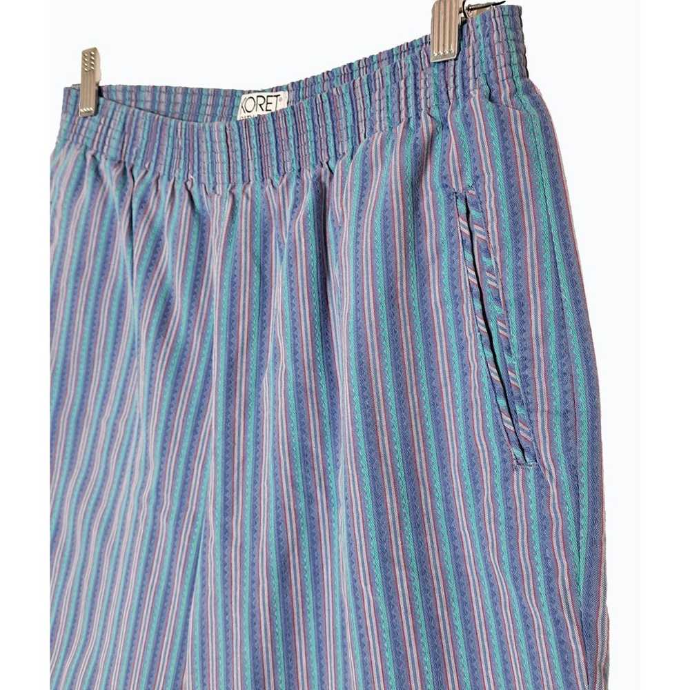 Koret City Blue Jeans Sz 12P Pull On Striped Retr… - image 5