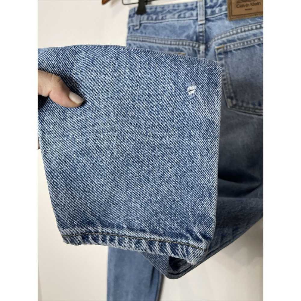 Vintage Calvin Klein womens 27 Denim Blue Jeans S… - image 10