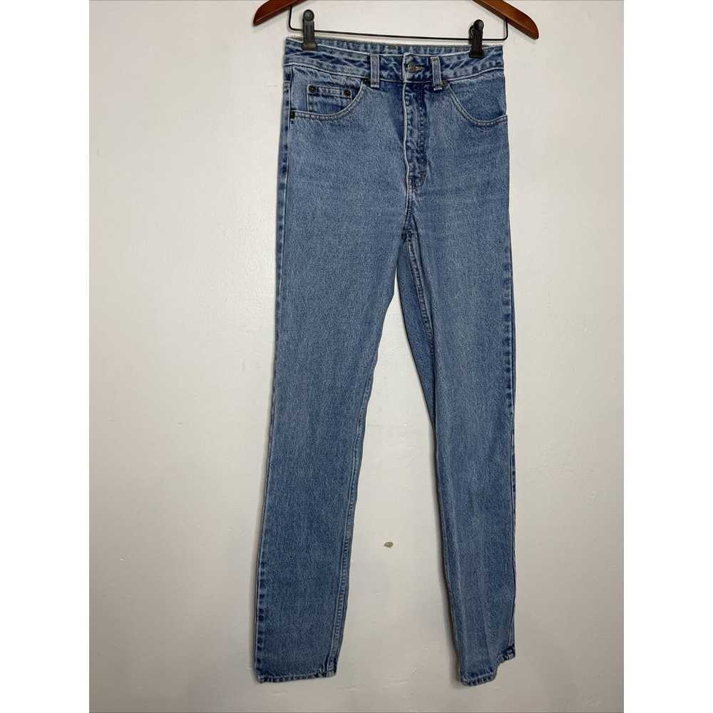 Vintage Calvin Klein womens 27 Denim Blue Jeans S… - image 2