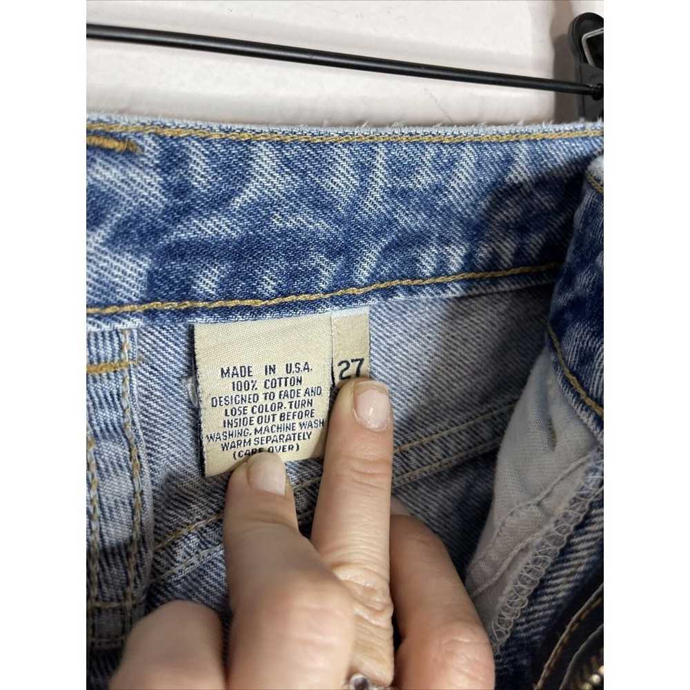 Vintage Calvin Klein womens 27 Denim Blue Jeans S… - image 6