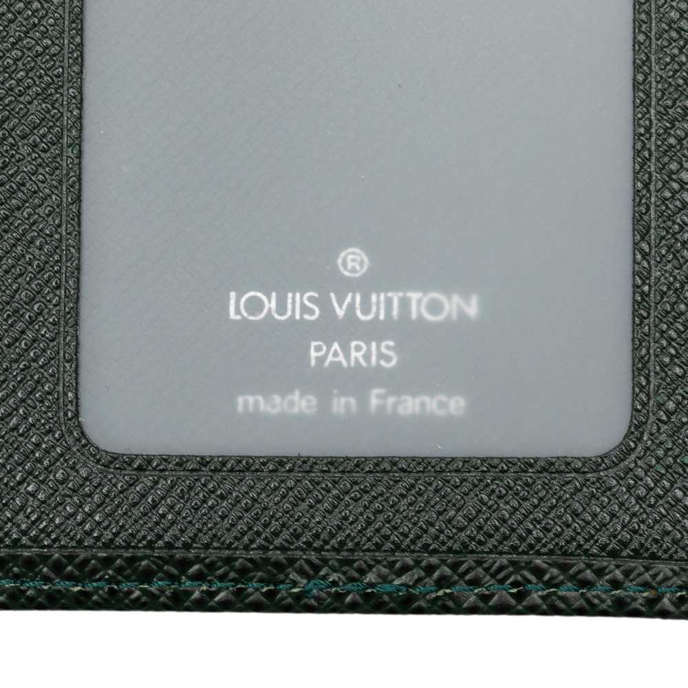 Green Louis Vuitton Taiga Business Card Holder - image 6