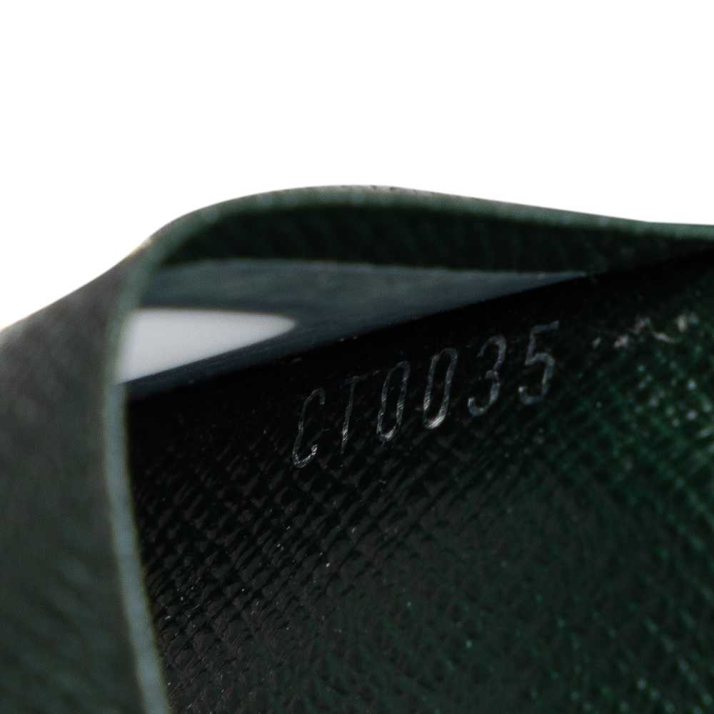 Green Louis Vuitton Taiga Business Card Holder - image 7