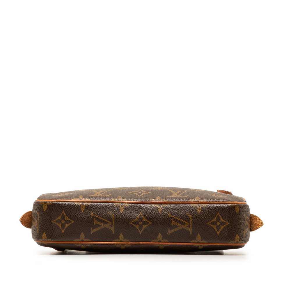Brown Louis Vuitton Monogram Pochette Marly Bando… - image 4