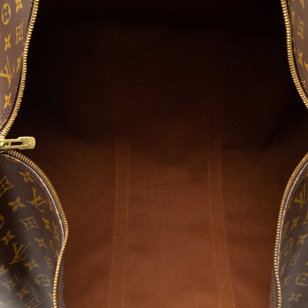 Brown Louis Vuitton Monogram Keepall Bandouliere … - image 5