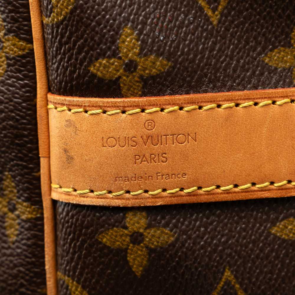 Brown Louis Vuitton Monogram Keepall Bandouliere … - image 6