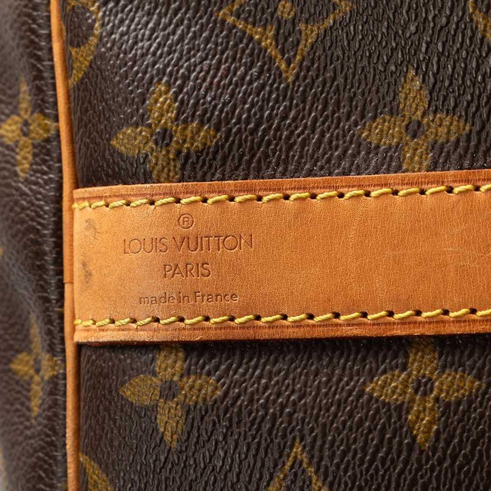 Brown Louis Vuitton Monogram Keepall Bandouliere … - image 7