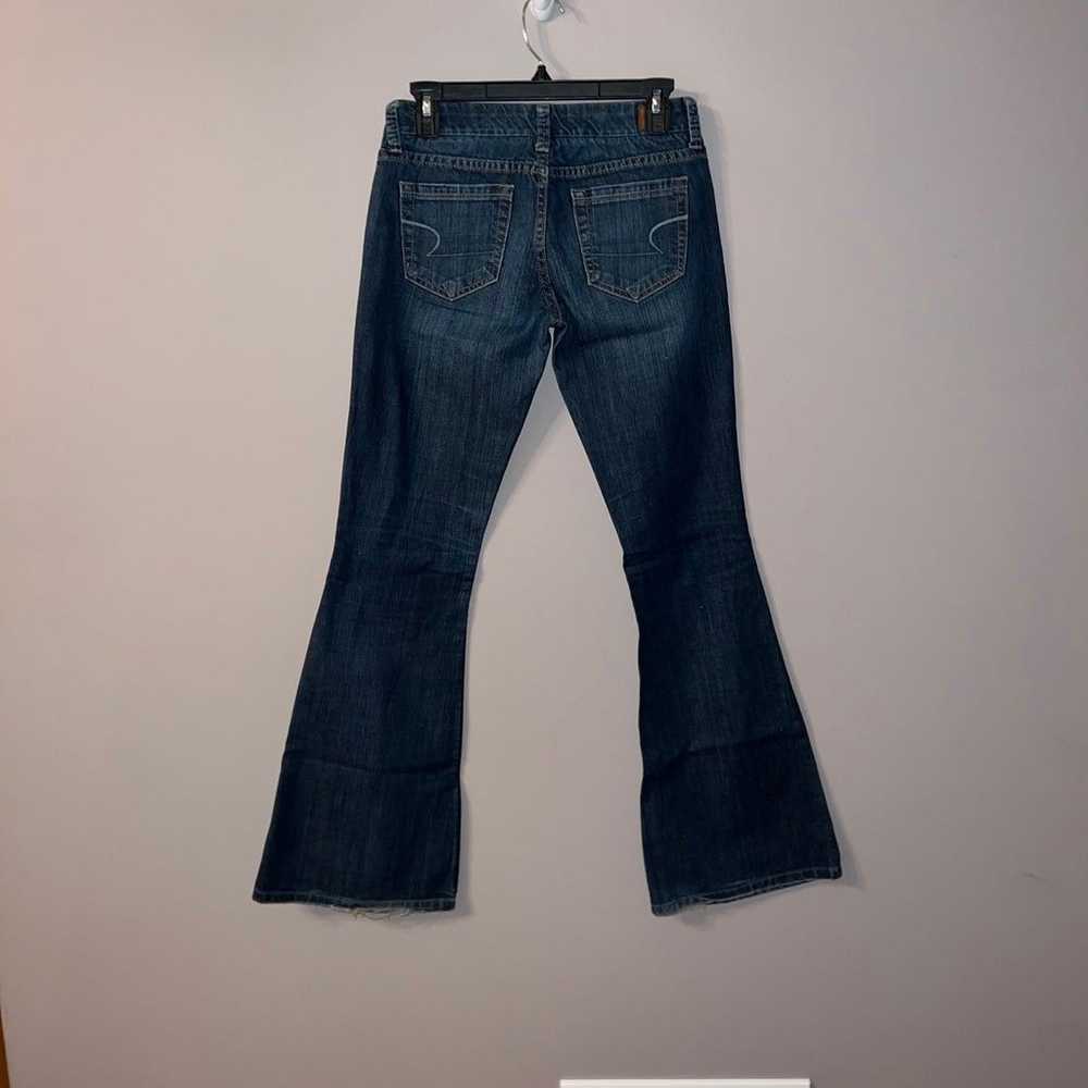Blue vintage American Eagle boot cut jeans size 2 - image 3