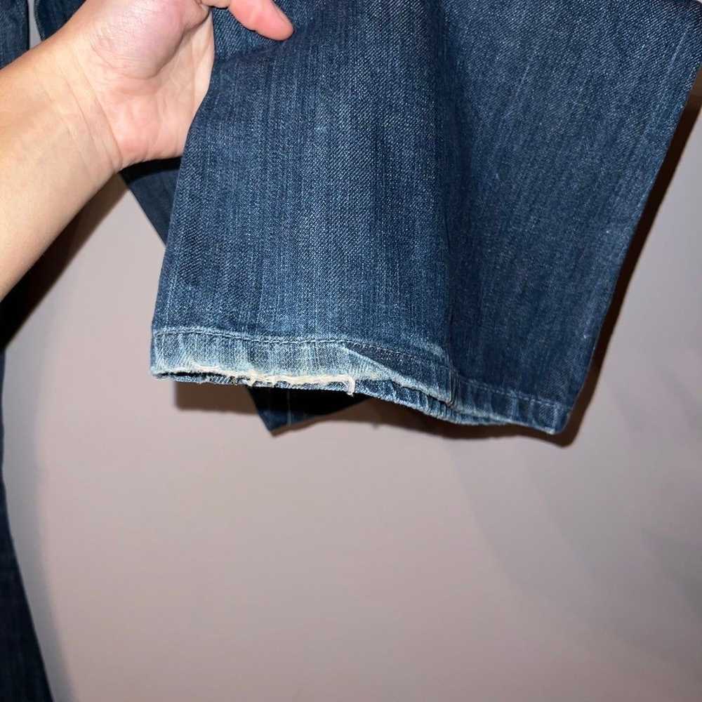 Blue vintage American Eagle boot cut jeans size 2 - image 5