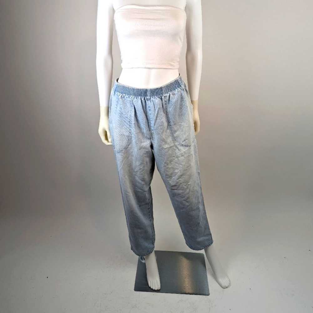 Vintage Mom High Waisted Stone Washed Jeans 12 - image 1