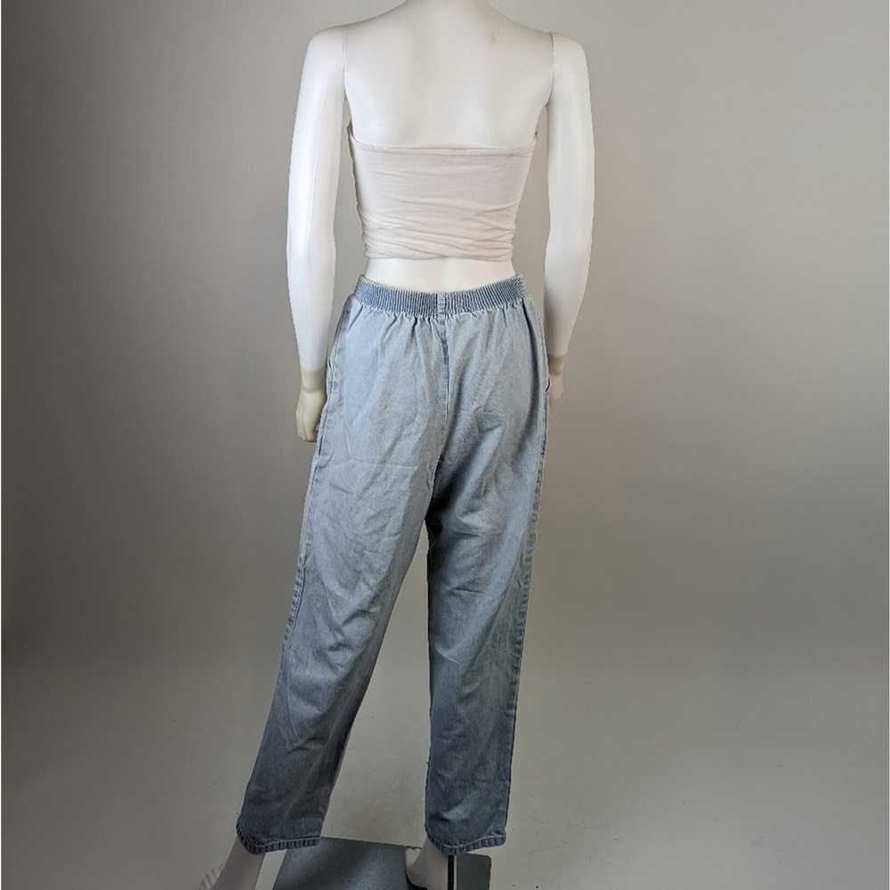Vintage Mom High Waisted Stone Washed Jeans 12 - image 5