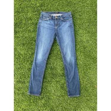 J Brand Mid Rise Stove Pipe jeans dark vintage si… - image 1