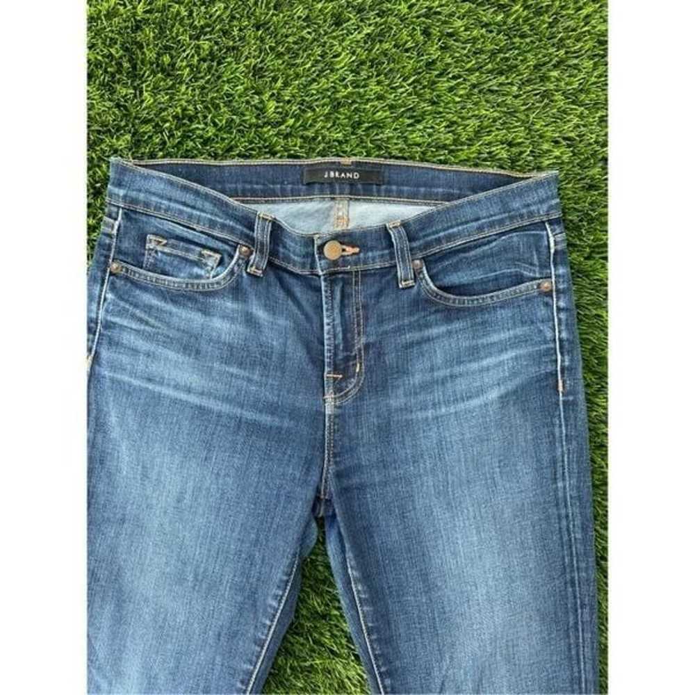 J Brand Mid Rise Stove Pipe jeans dark vintage si… - image 4