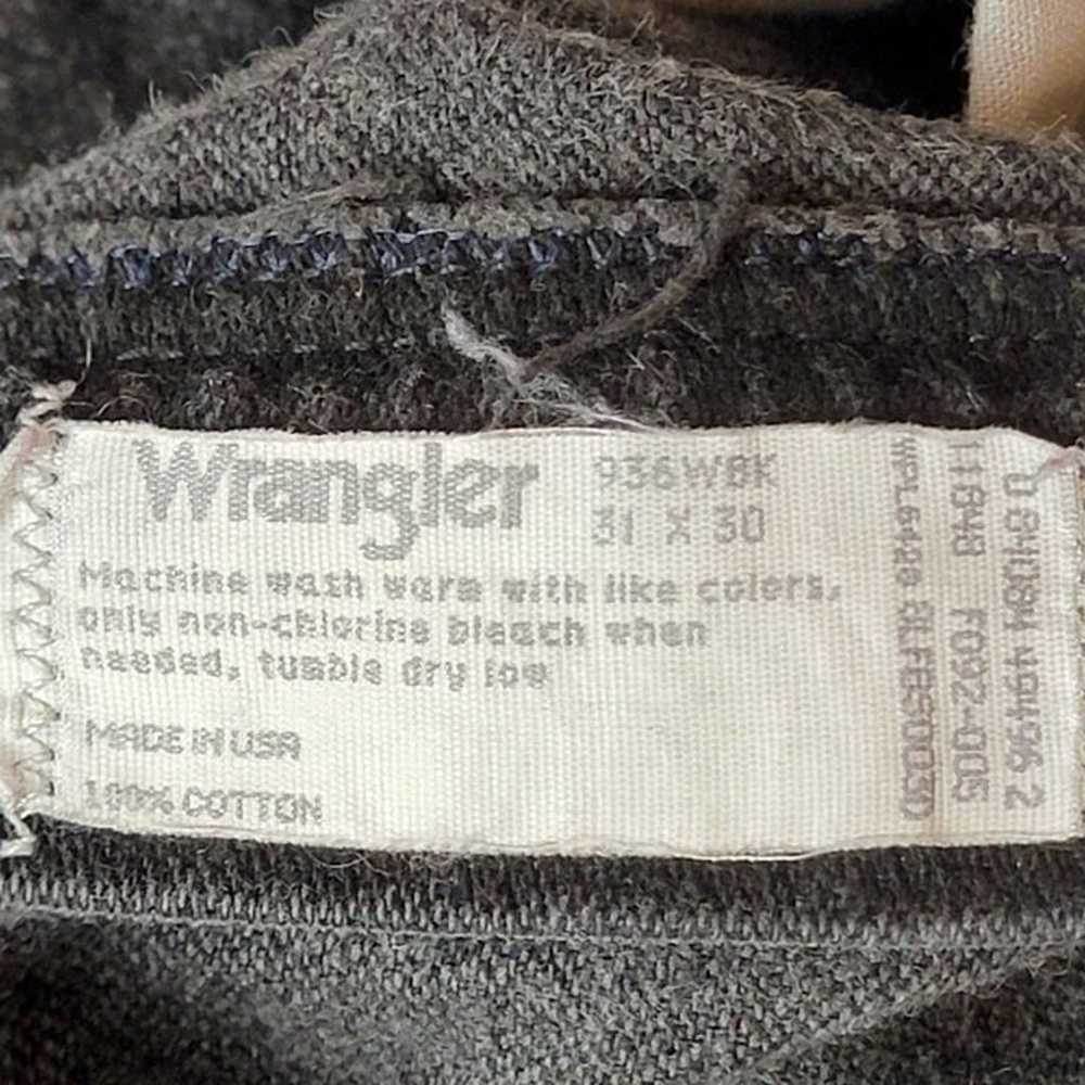 Wrangler 31 x 30 Jeans Vintage 80s Bootcut Denim … - image 4