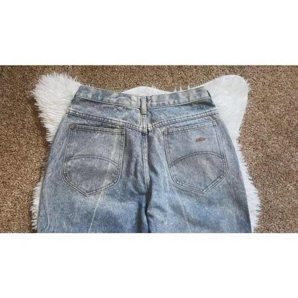 Chic Vintage Hi Rise Acid Wash Mom Jeans Size 14 … - image 7