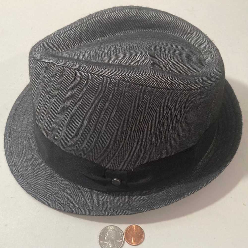 Vintage Grey and Black Stetson Fedora Style Hat, … - image 1