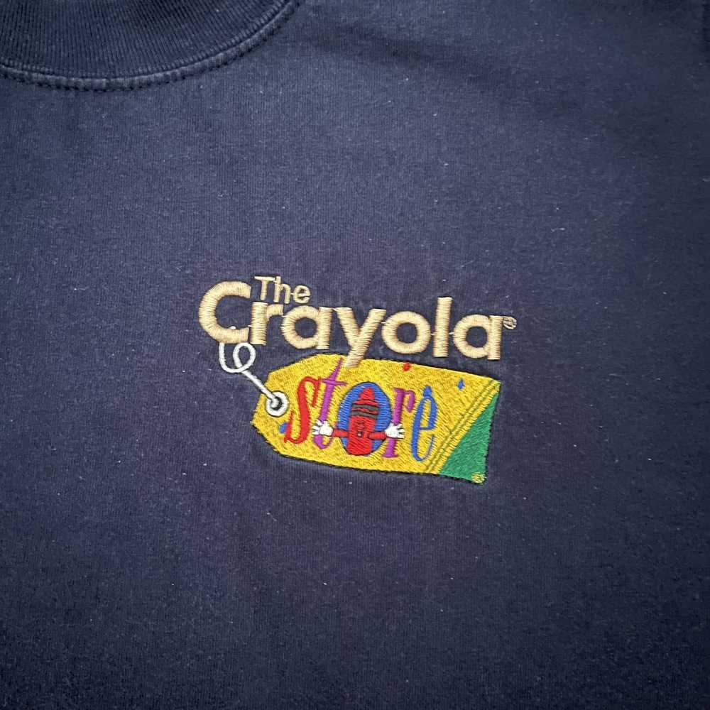 Gildan × Vintage Vintage 90s The Crayola Store Bl… - image 4