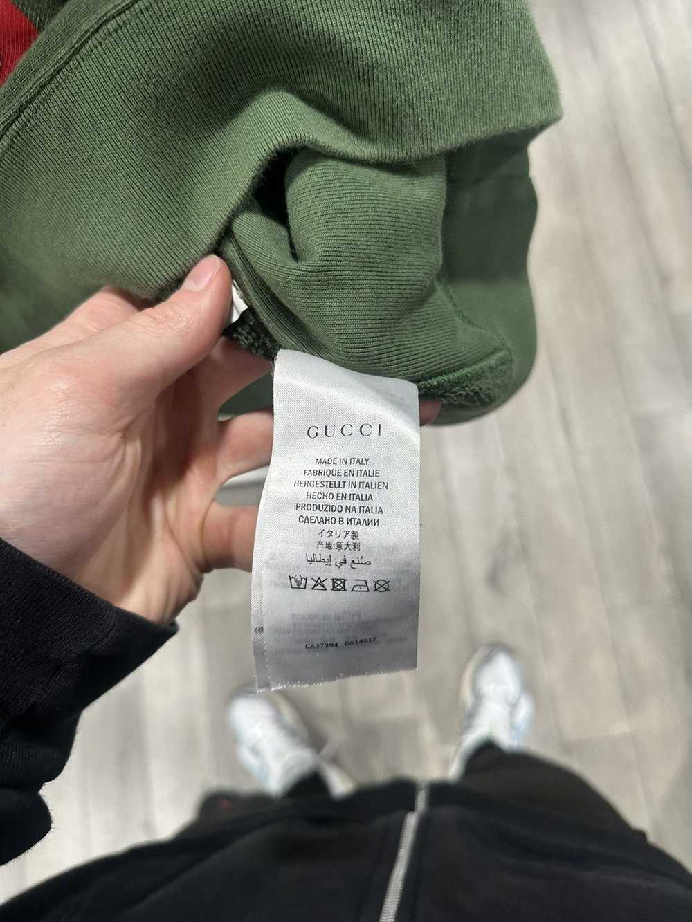 Gucci Gucci Mask Hoodie Olive - image 8