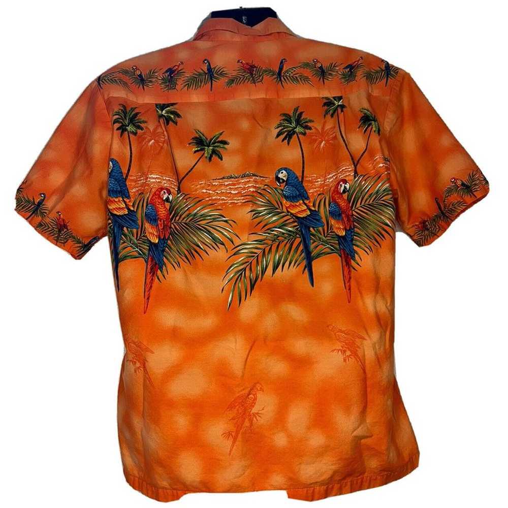 Vintage KY'S Parrots AOP Mens Hawaiian Shirt Size… - image 2