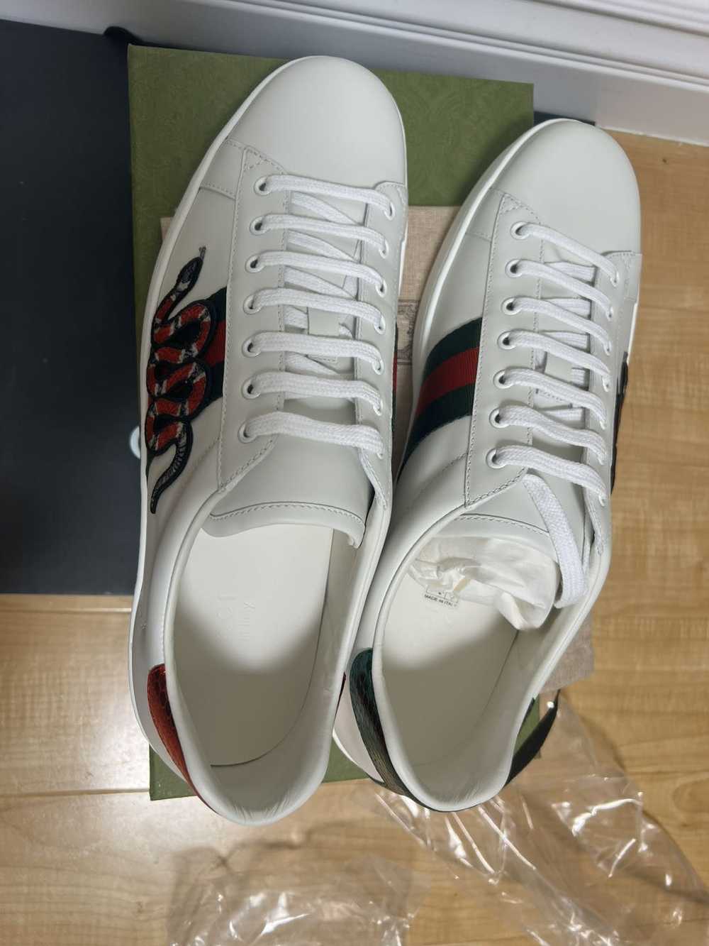 Gucci men Gucci Ace Embroidered 'Snake' - image 5