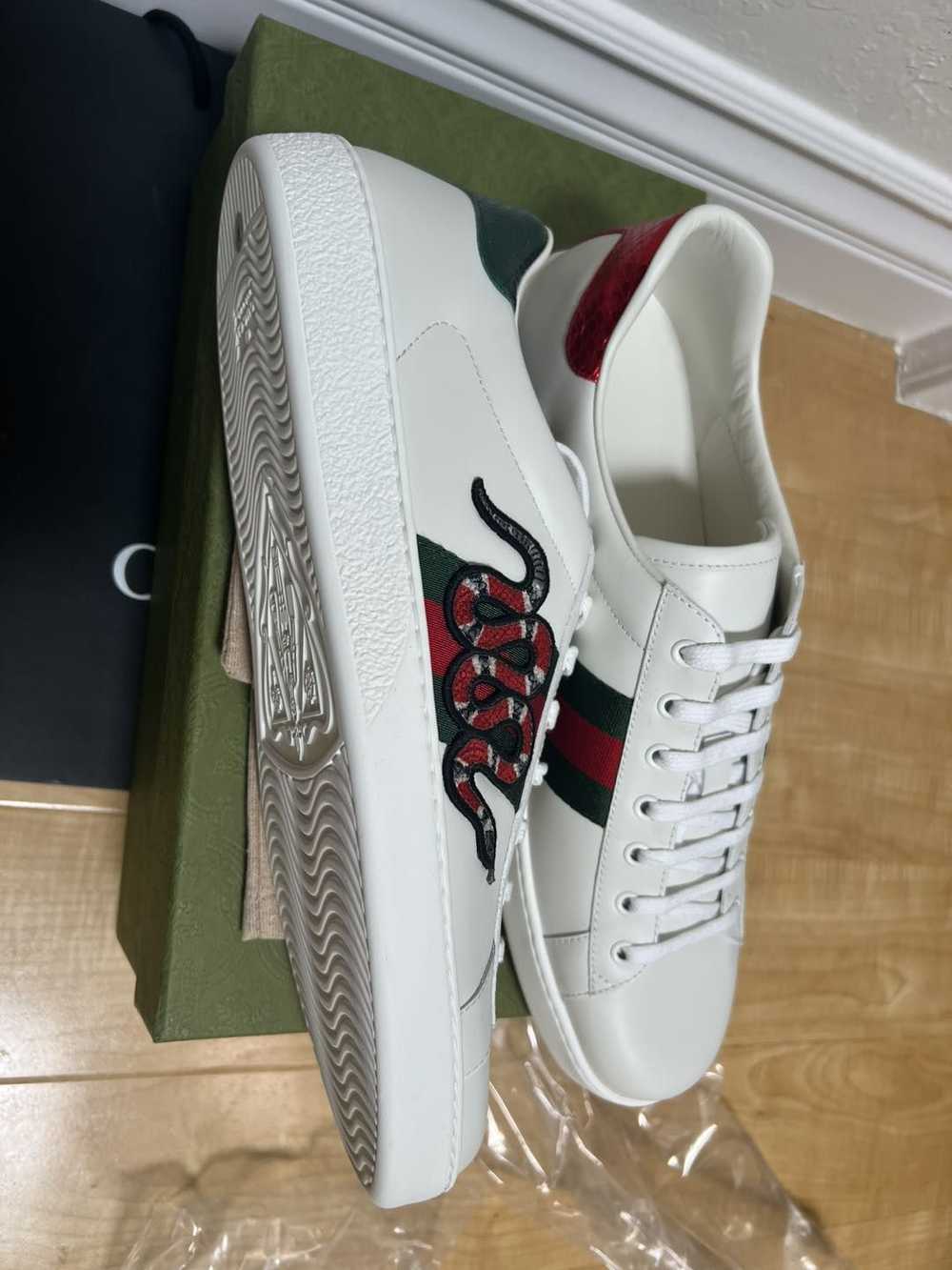 Gucci men Gucci Ace Embroidered 'Snake' - image 7