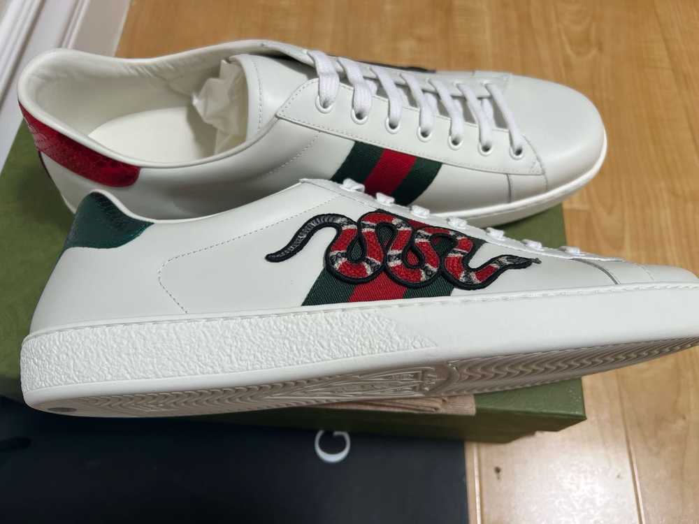 Gucci men Gucci Ace Embroidered 'Snake' - image 3