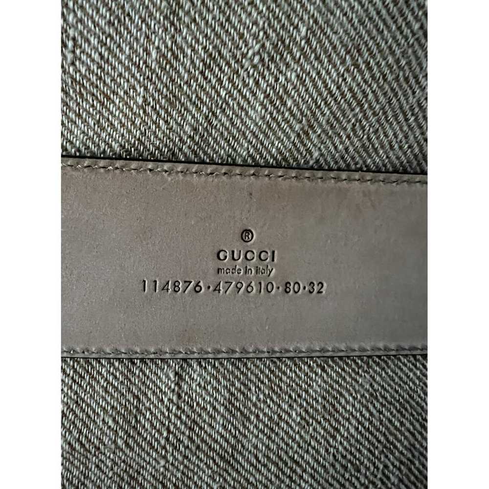 Gucci Interlocking Buckle cloth belt - image 2