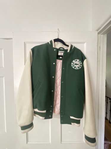 Golf wang lacoste varsity jacket sale