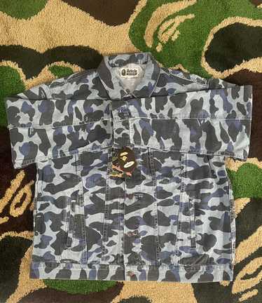 Bape COLOR CAMO DENIM JACKET