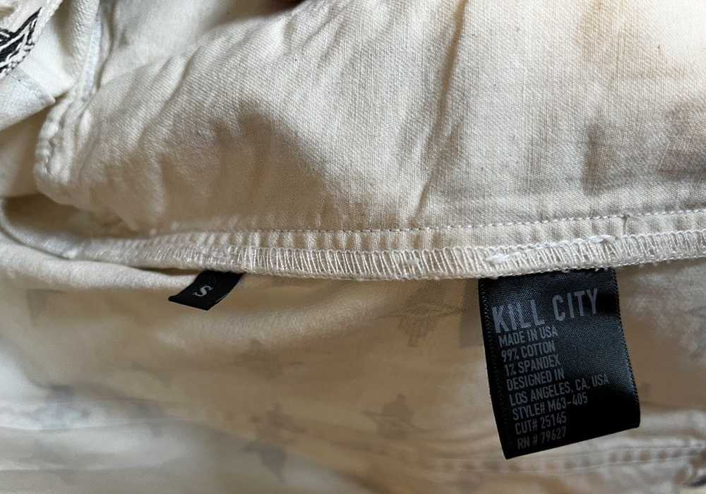 Kill City Kill City Small Off White Denim Jacket. - image 4