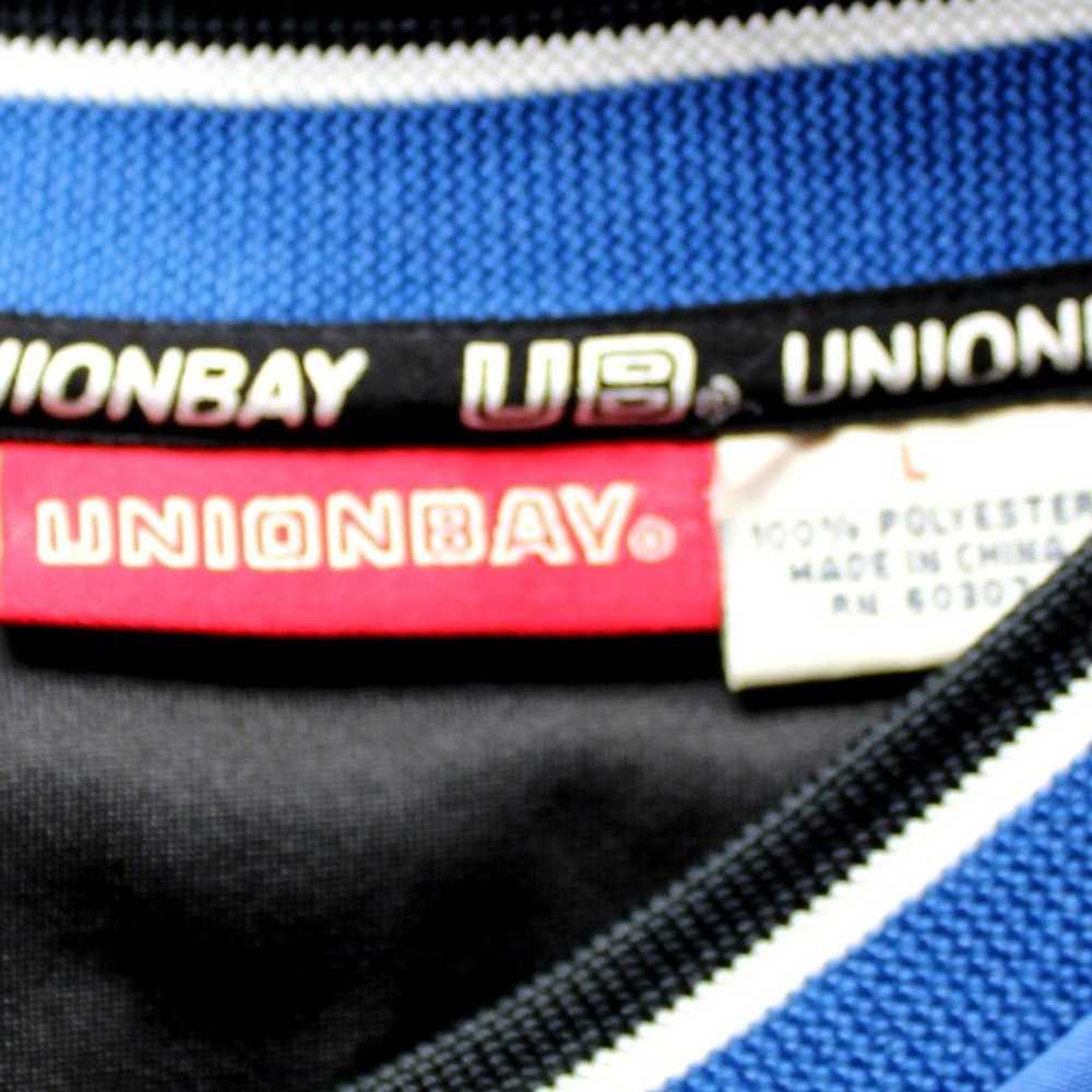 Vintage 90's Y2K Union Bay Varsity Striped V Neck… - image 5