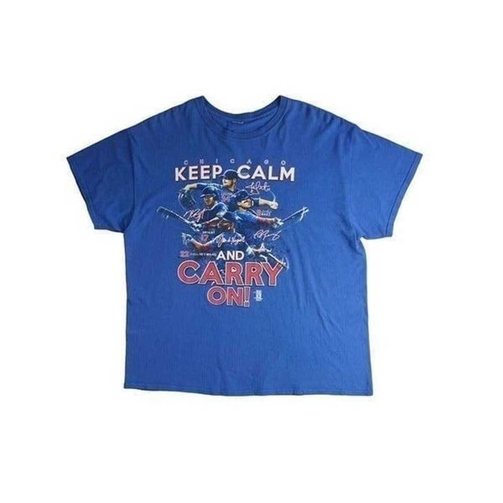 Vintage "Chicago Keep Calm & Carry!" Tee Shirt L … - image 1