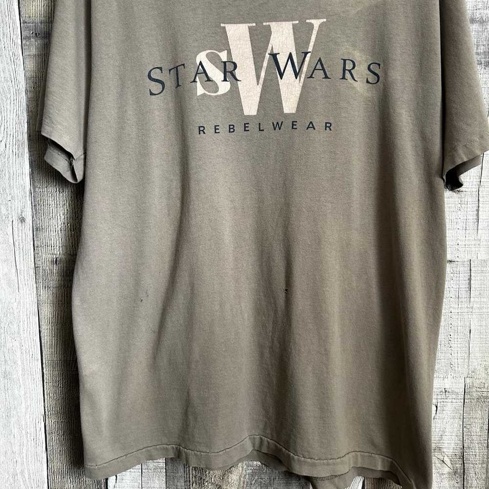 Vintage 90s Star Wars Rebelwear Lucas Films Graph… - image 6