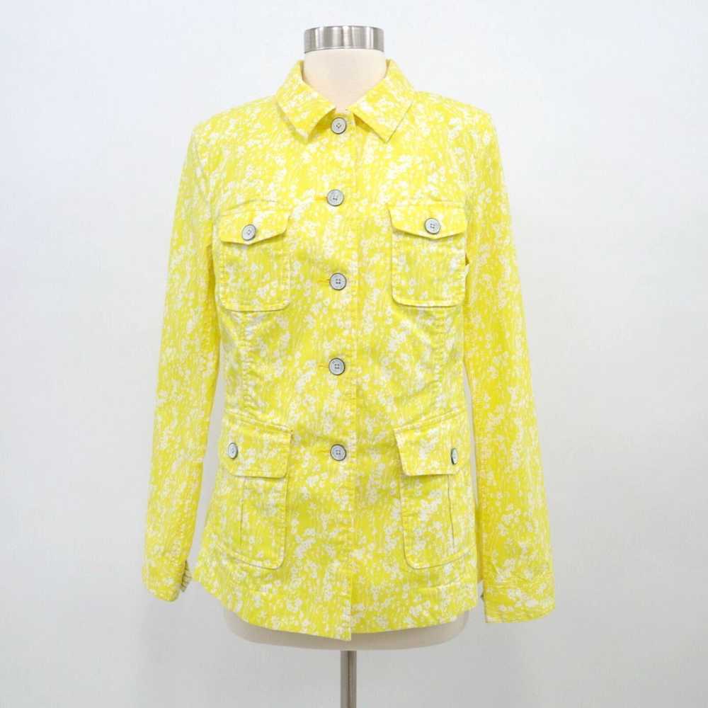 Vintage Cabi Field Jacket Womens S Small Floral Y… - image 1