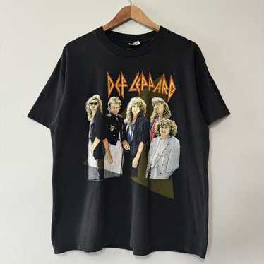 RARE VINTAGE 1987 DEF LEPPARD HYSTERIA BAND TEE S… - image 1