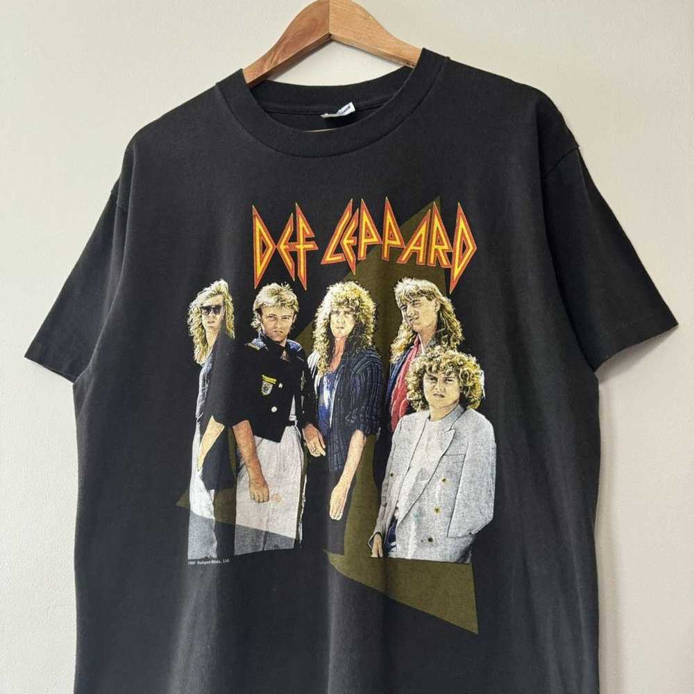 RARE VINTAGE 1987 DEF LEPPARD HYSTERIA BAND TEE S… - image 4