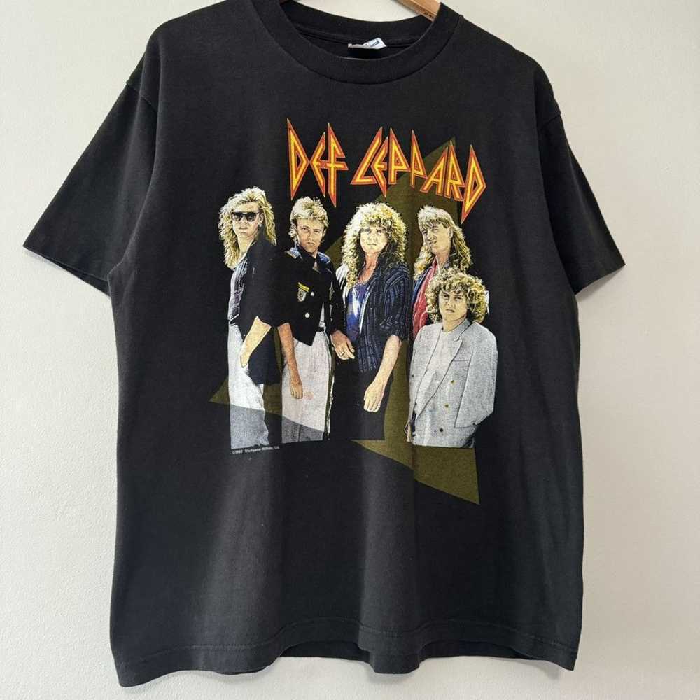 RARE VINTAGE 1987 DEF LEPPARD HYSTERIA BAND TEE S… - image 5