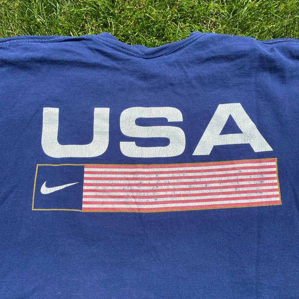 Vintage USA Flag Nike Tee - image 4