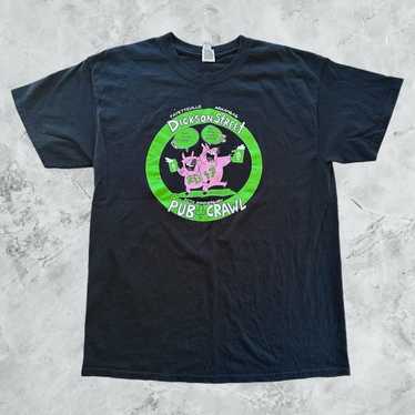 Pig graphic pub crawl t shirt large - image 1