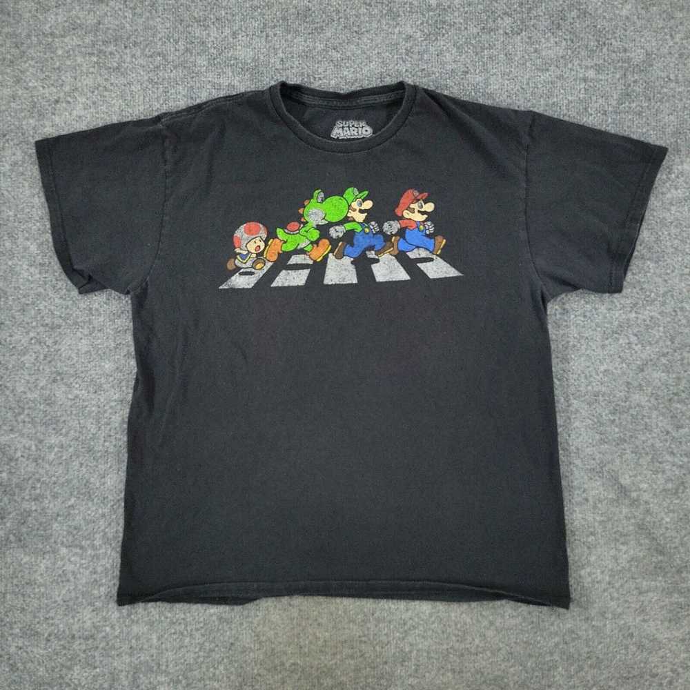 Nintendo Nintendo Shirt Men's Large Black Super M… - image 1