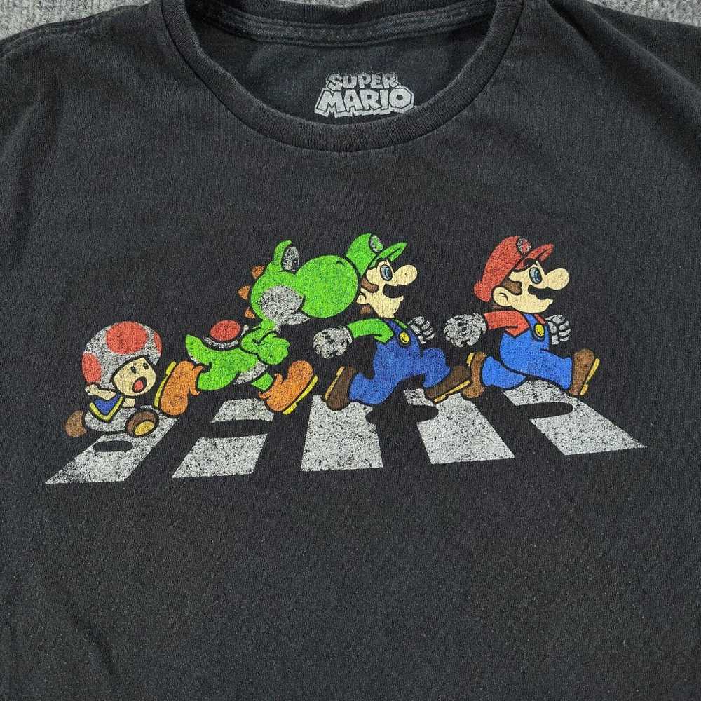 Nintendo Nintendo Shirt Men's Large Black Super M… - image 2