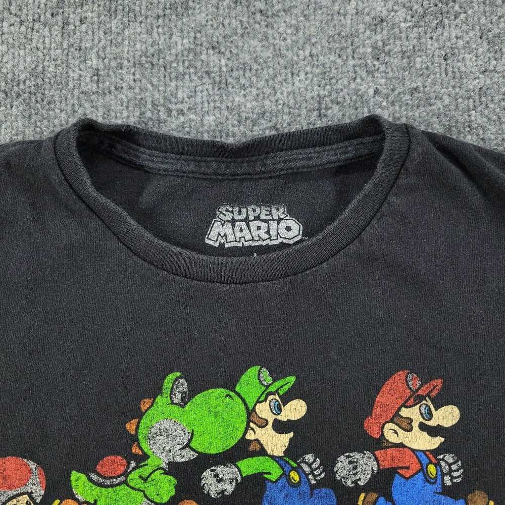 Nintendo Nintendo Shirt Men's Large Black Super M… - image 3