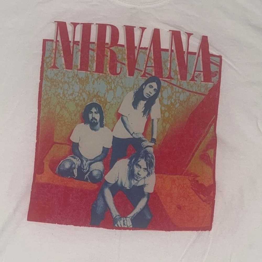 EUC Nirvana Graphic T-Shirt, Size Unisex Adult Me… - image 4