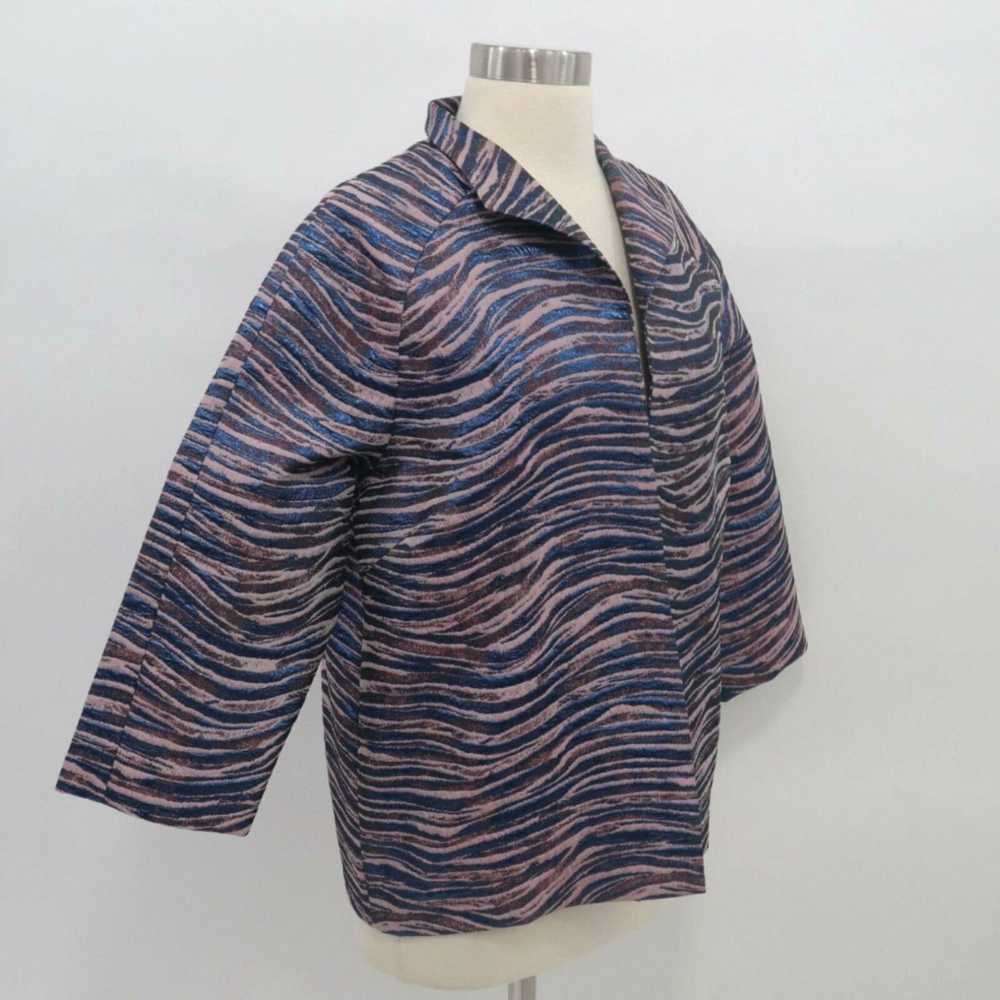 Vintage Misook Blazer Jacket Womens M Medium Open… - image 3