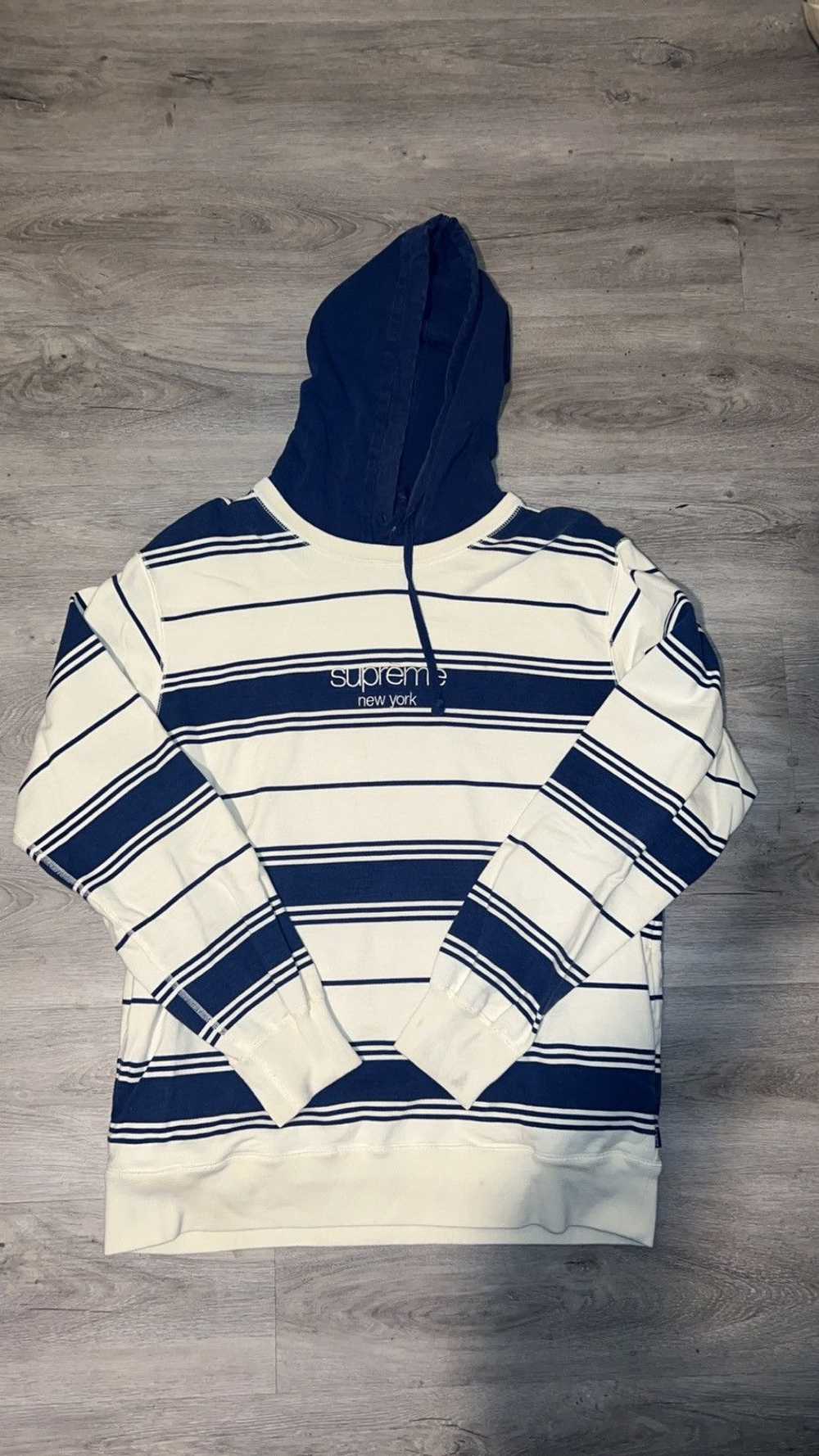 Supreme Supreme striped layered hoodie - image 2