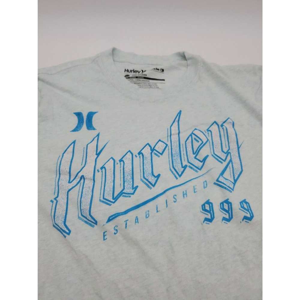 Hurley Hurley T-shirt Men Large Blue Logo …#6694 - image 3