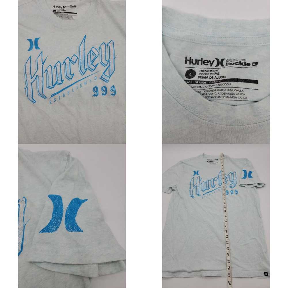 Hurley Hurley T-shirt Men Large Blue Logo …#6694 - image 4