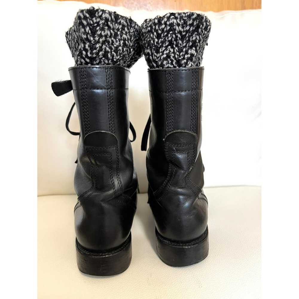 Chanel Leather biker boots - image 7