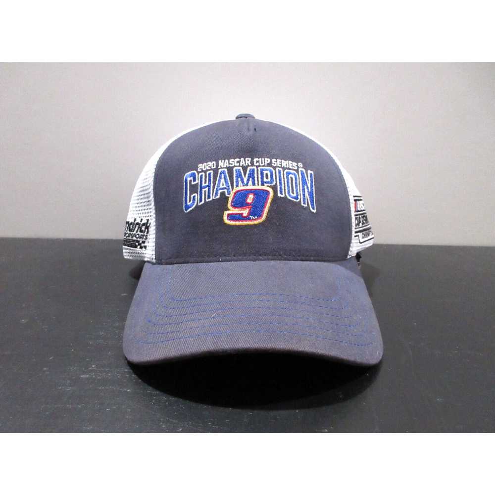 NASCAR Nascar Hat Cap Strap Back Blue White Chase… - image 1