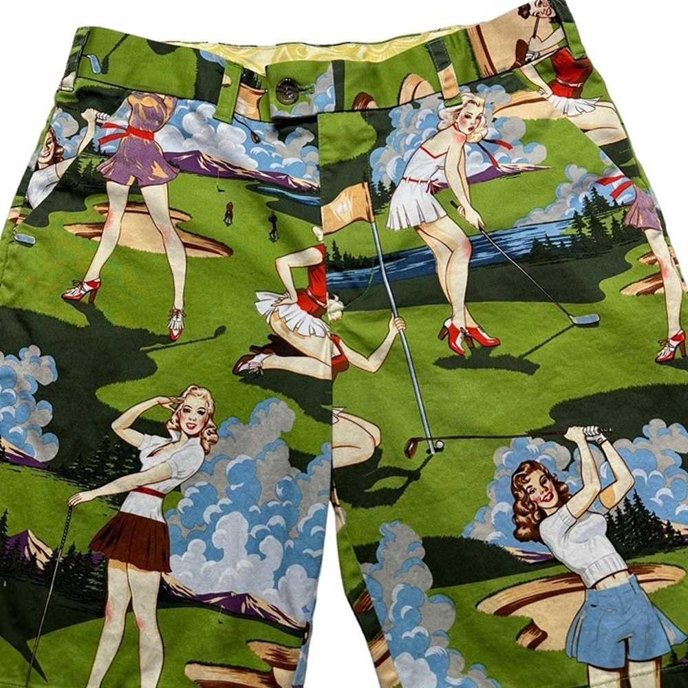 Vintage Golf Girl Loudmouth Shorts - image 3